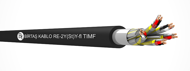 RE-2Y(St)Y-fl TIMF    70°C  /  300 V Cu/PE/ISCR/OSCR/PVC